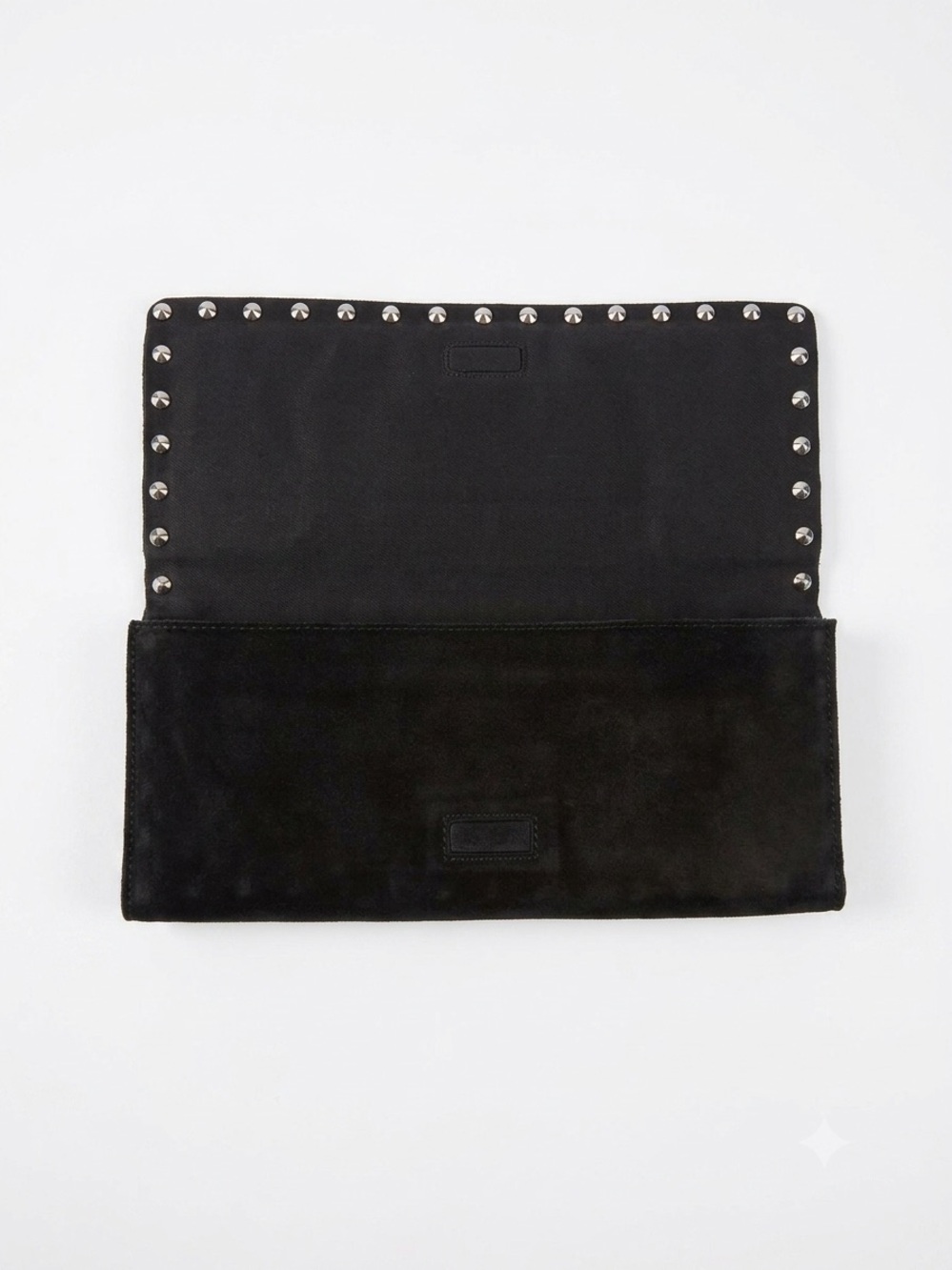 Banana Republic Black Suede Studded Clutch - Picture 4 of 5